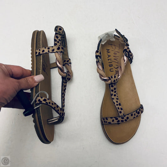 Sandals Flats By Blowfish In Animal Print, Size: 6
