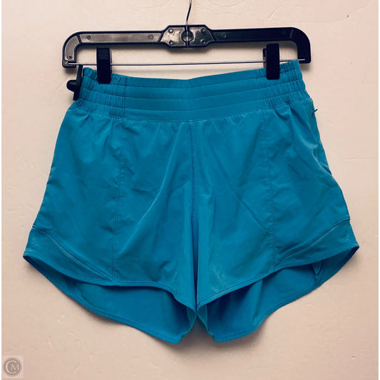 Athletic Shorts By Lululemon In Blue, Size: 6