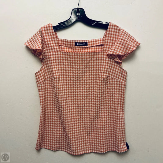 Top Short Sleeve By Allegra K In Pink, Size: S