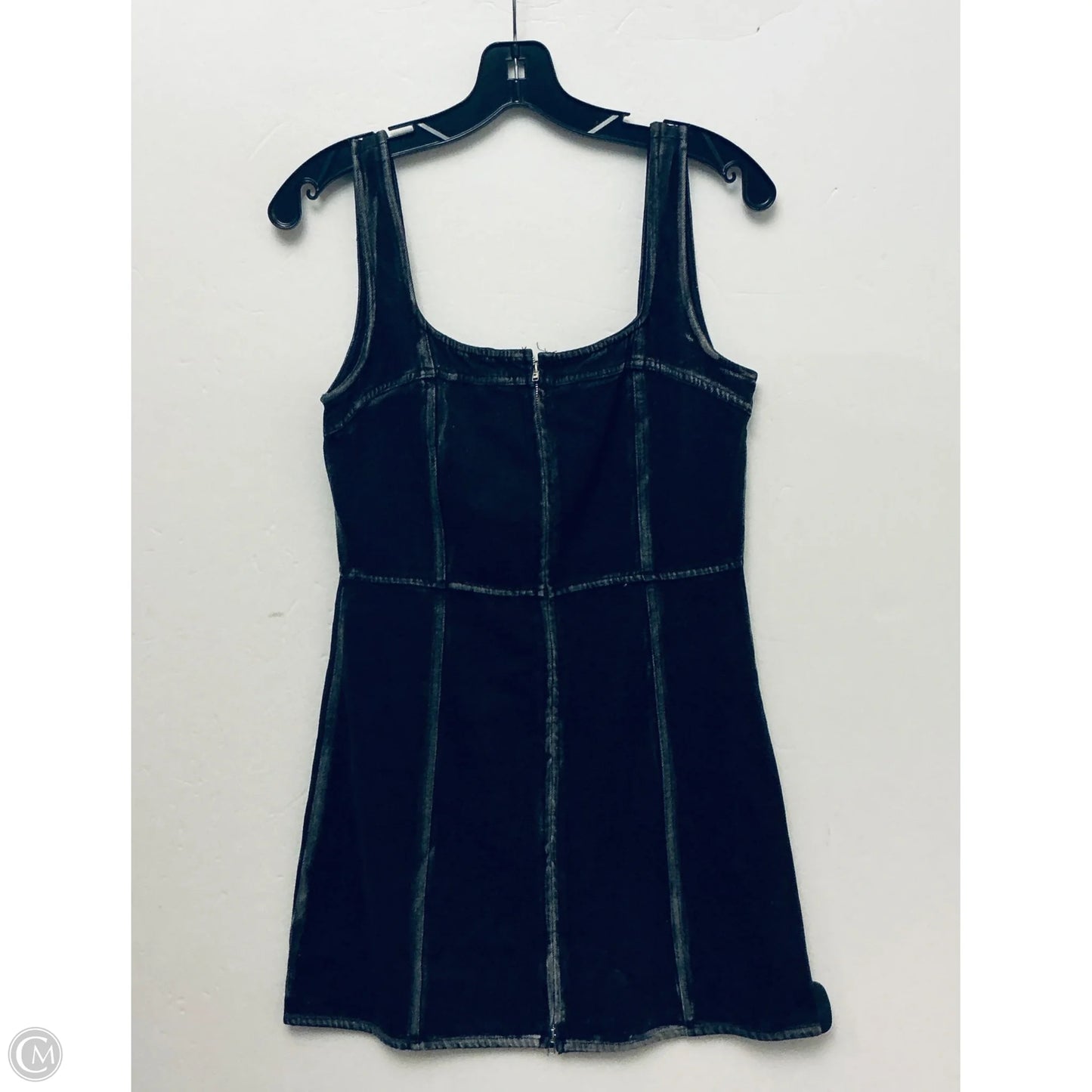 Dress Casual Short By Storia In Black Denim, Size: L