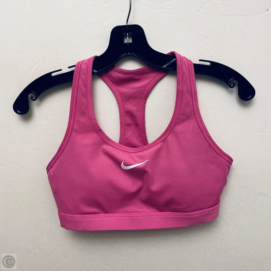 Athletic Bra By Nike Apparel In Pink, Size: S