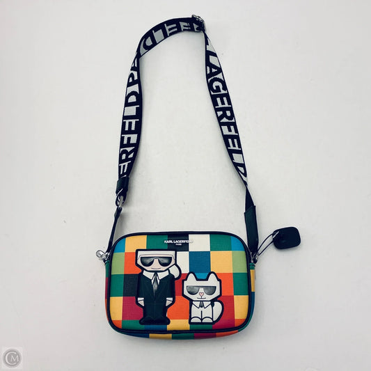 Crossbody Designer By Karl Lagerfeld, Size: Medium