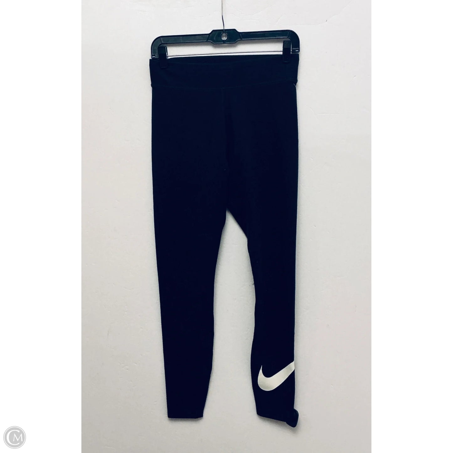 Athletic Leggings By Nike Apparel In Black, Size: M