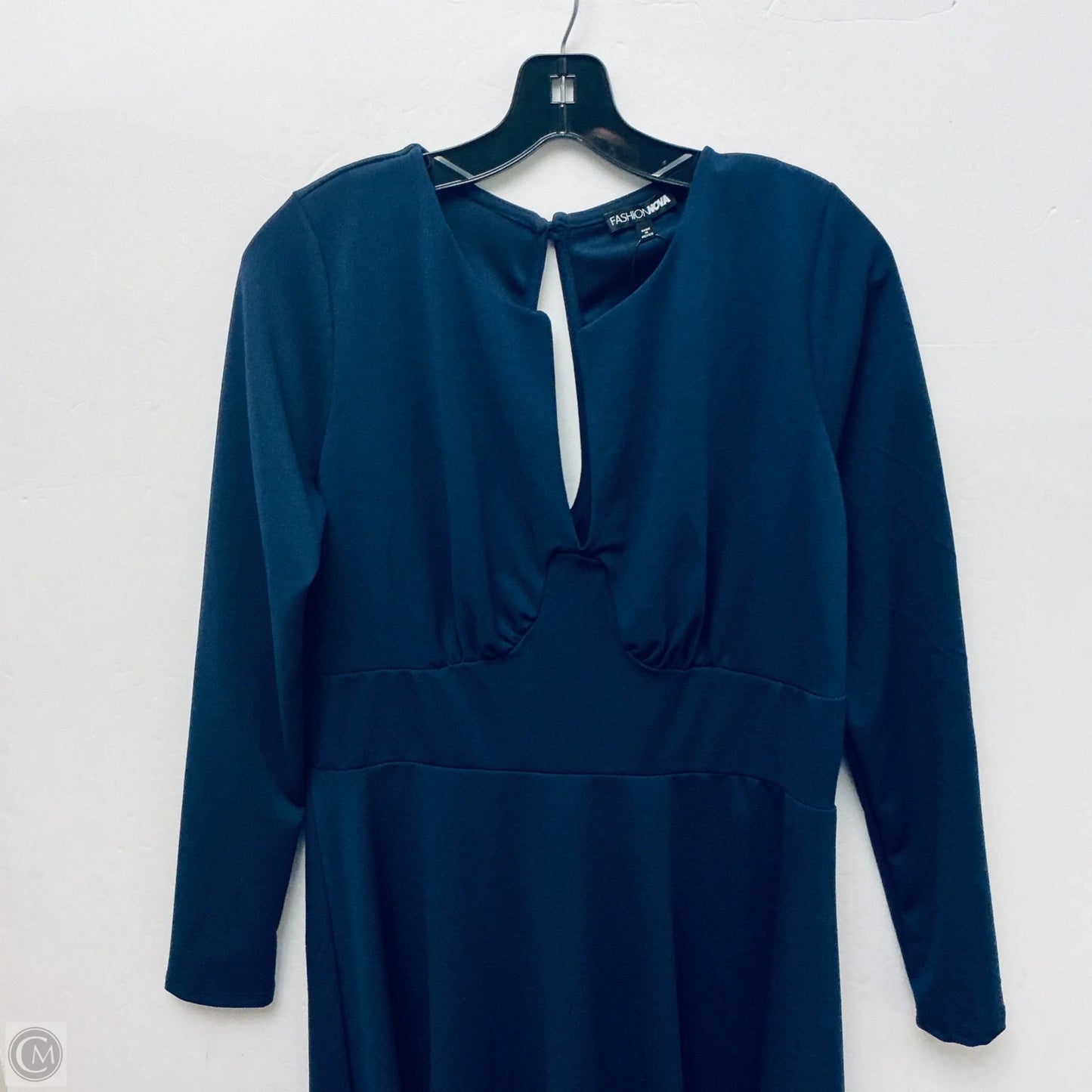 Dress Casual Midi By Fashion Nova In Navy, Size: 1x