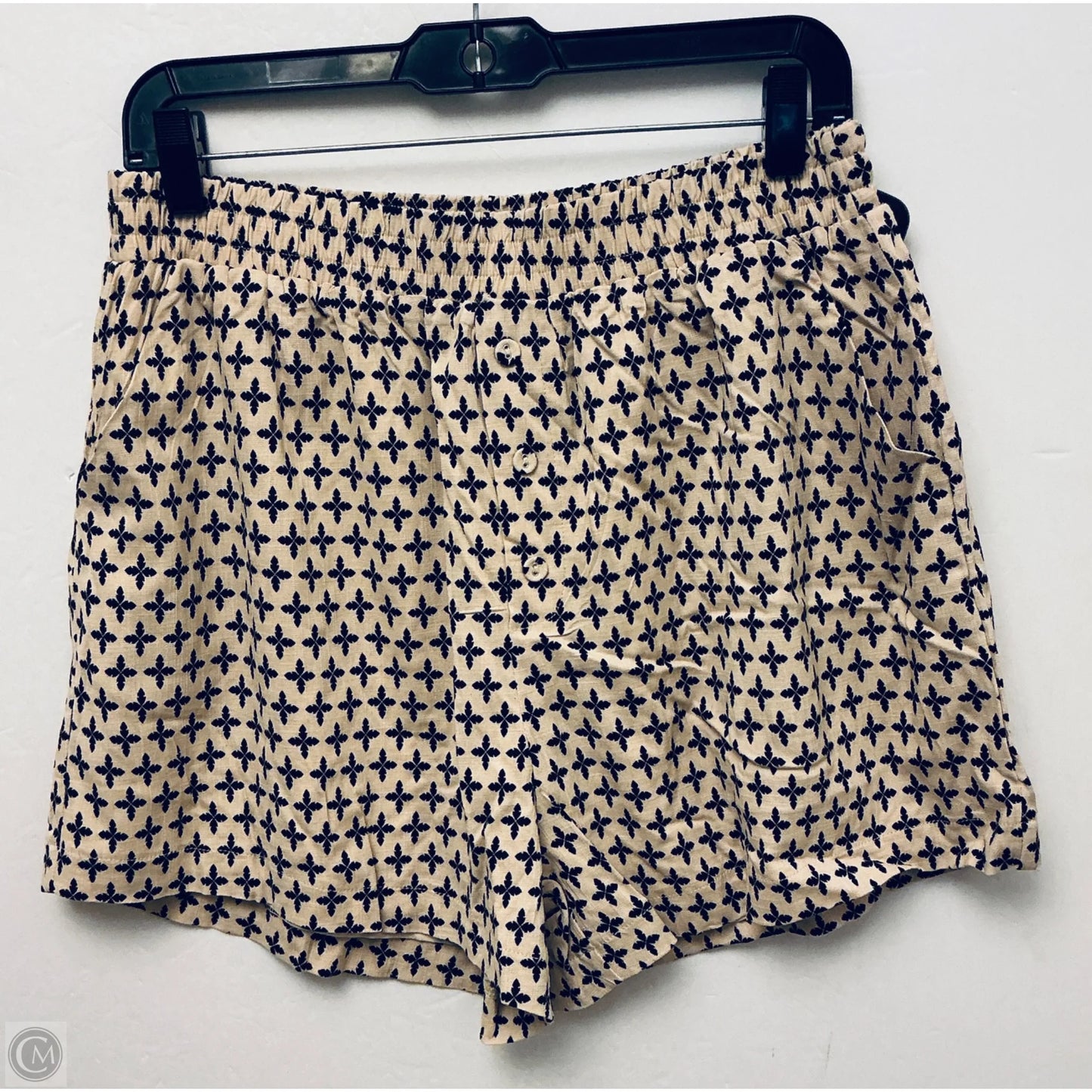 Shorts By Fore In Black & Tan, Size: 12