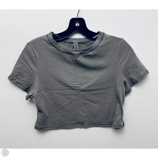 Top Short Sleeve Basic By Skims In Grey, Size: L