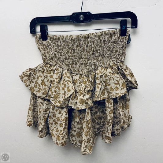 Skirt Mini & Short By Bucketlist In Green, Size: S