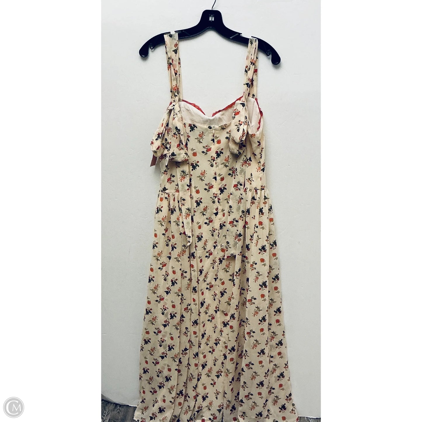 Dress Casual Maxi By Vici In Floral Print, Size: L