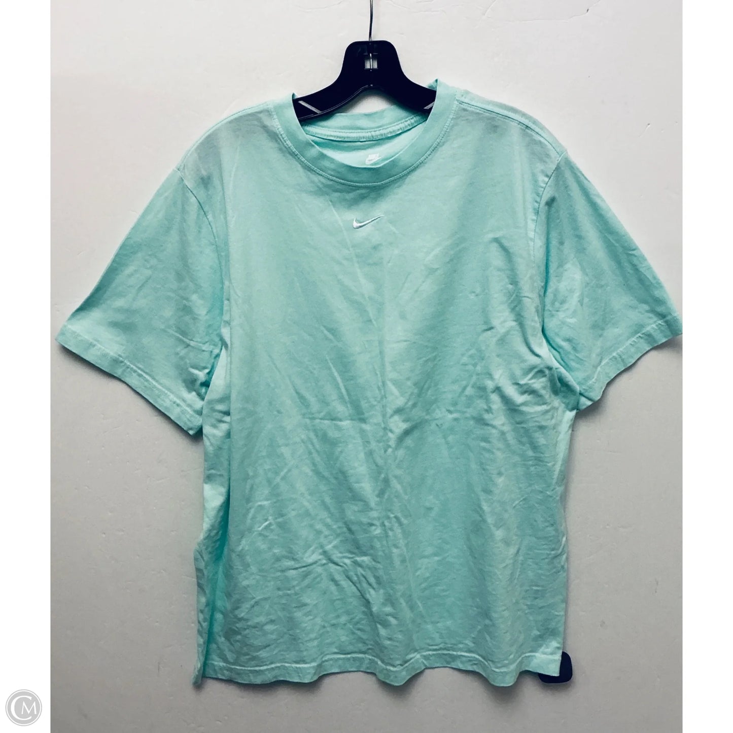 Top Short Sleeve By Nike Apparel In Green, Size: L