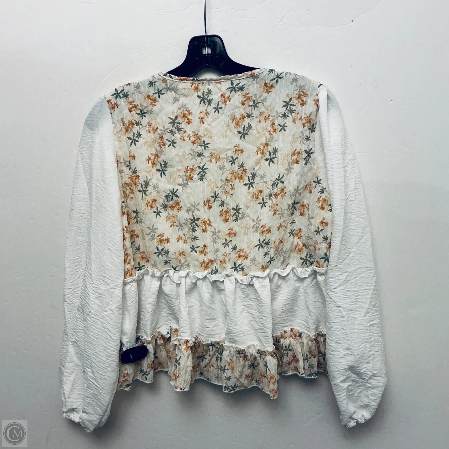Top Long Sleeve By Cmf In Floral Print, Size: S