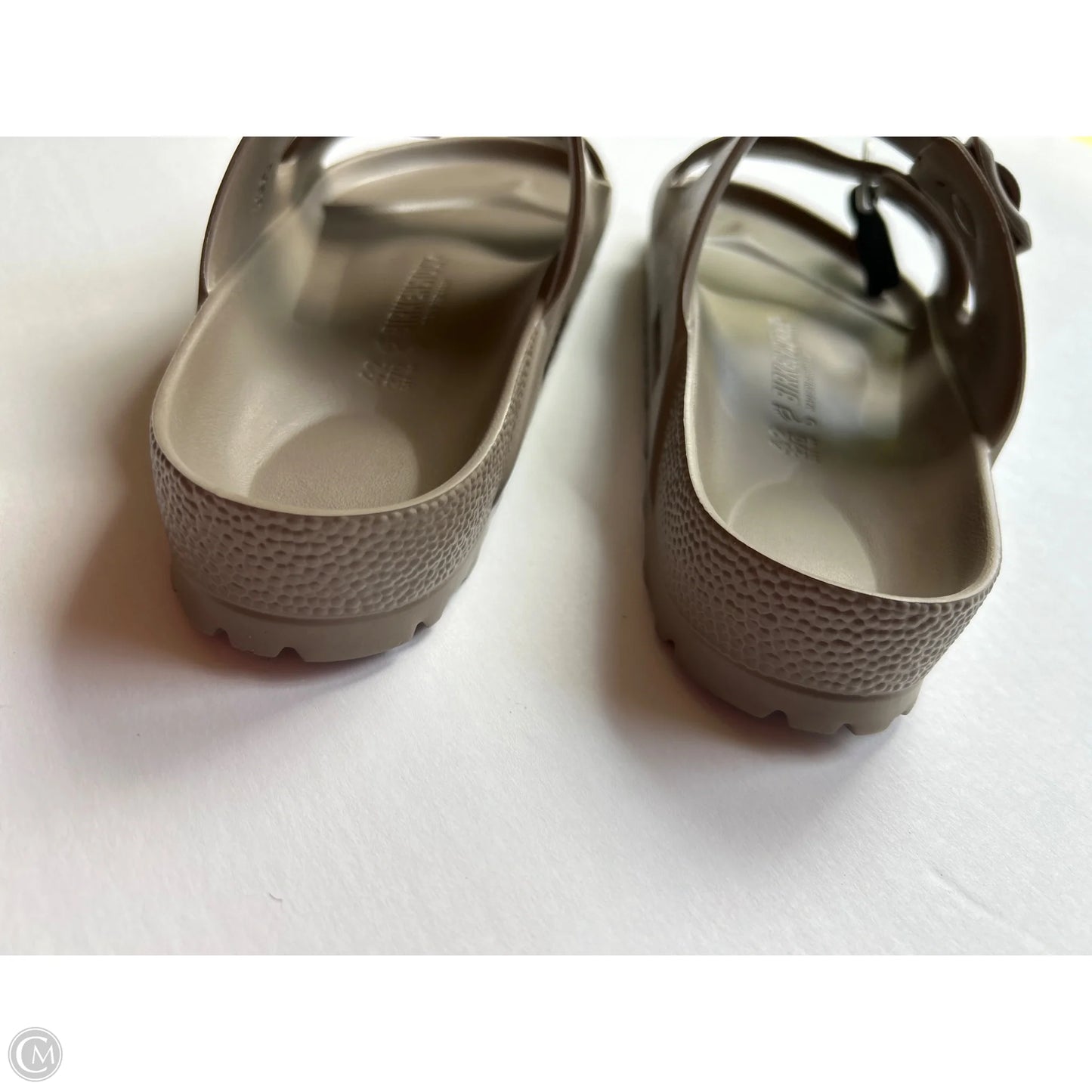 Sandals Flats By Birkenstock In Taupe, Size: 11