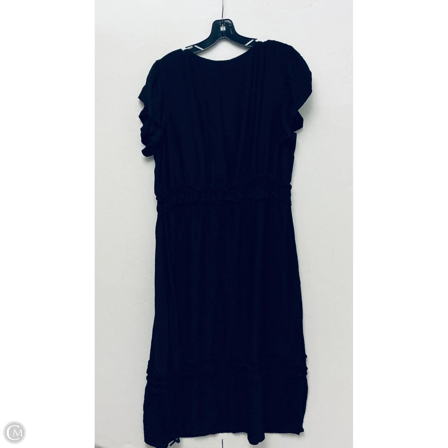 Dress Casual Maxi By J. Jill In Black, Size: L