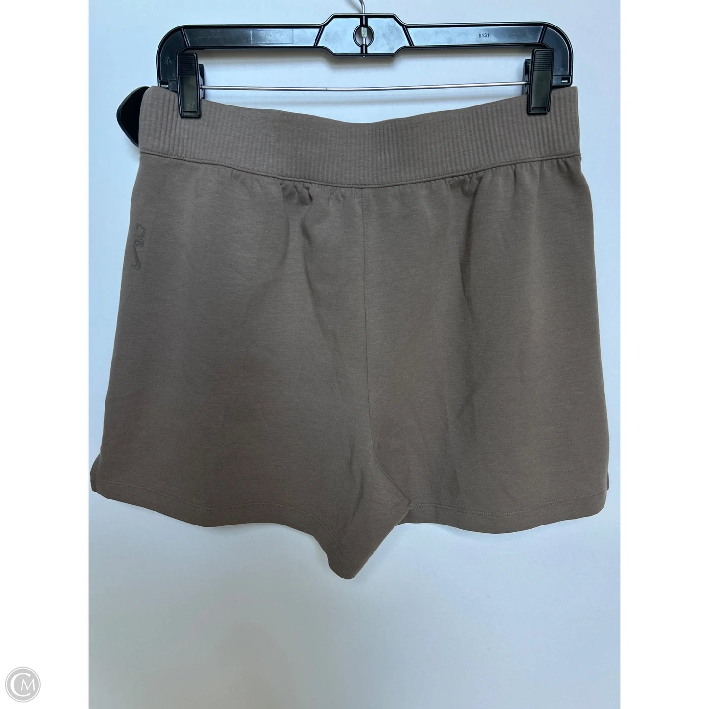 Athletic Shorts By Nike Apparel In Taupe, Size: M
