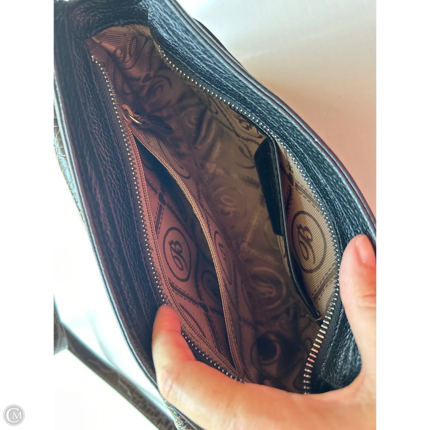 Crossbody Leather By Brighton, Size: Medium