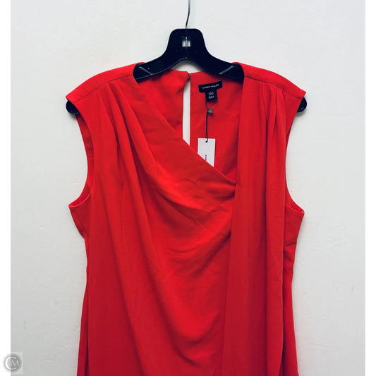 Dress Party Long By Karen Millen In Coral, Size: 12