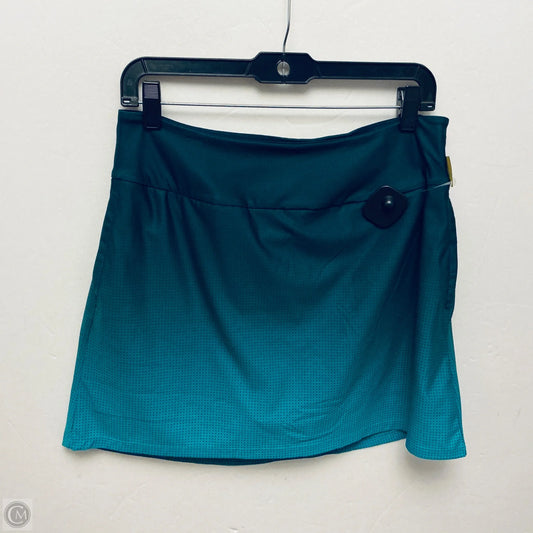 Athletic Skirt By Adidas In Teal, Size: M