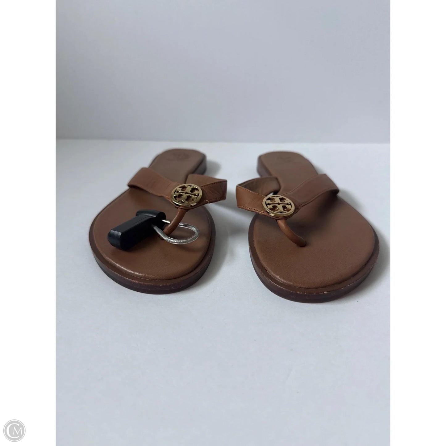 Sandals Designer By Tory Burch In Brown, Size: 8