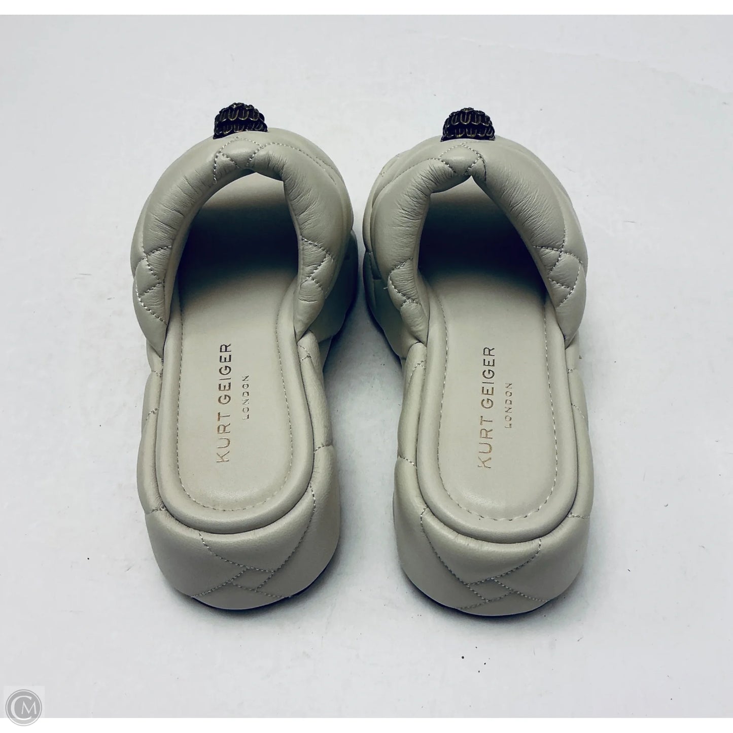 Sandals Designer By Kurt Geiger In Cream, Size: 7.5