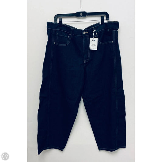 Jeans Boyfriend By Free Assembly In Blue Denim, Size: 16