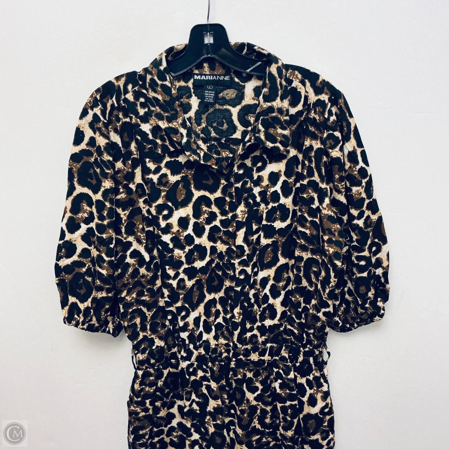 Jumpsuit By Clothes Mentor In Animal Print, Size: L
