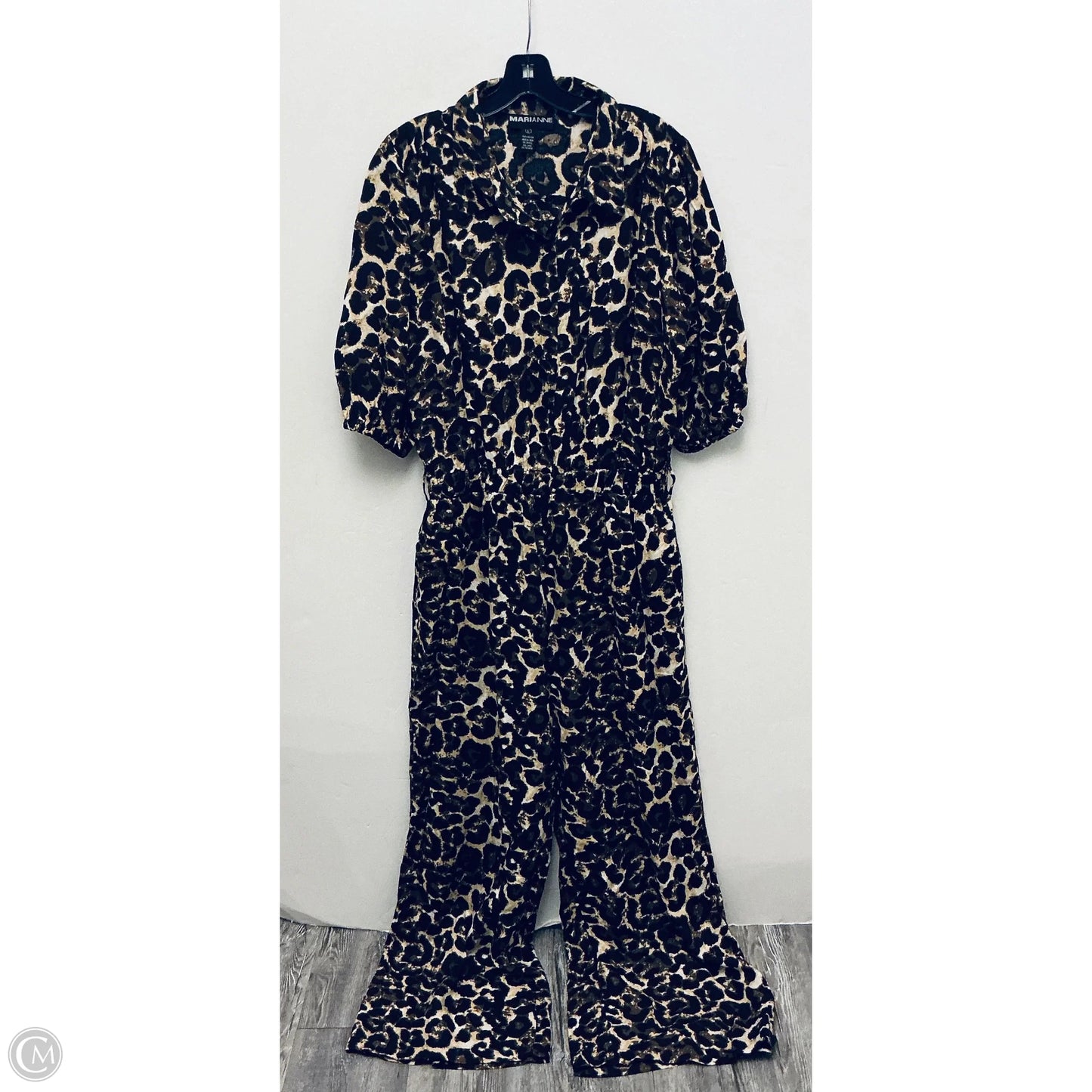 Jumpsuit By Clothes Mentor In Animal Print, Size: L