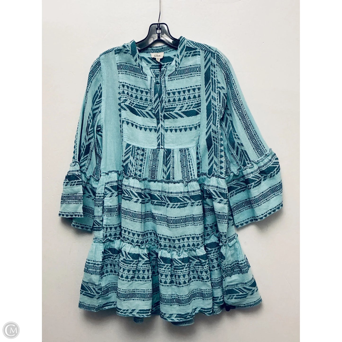 Dress Casual Short By Elan In Teal, Size: M