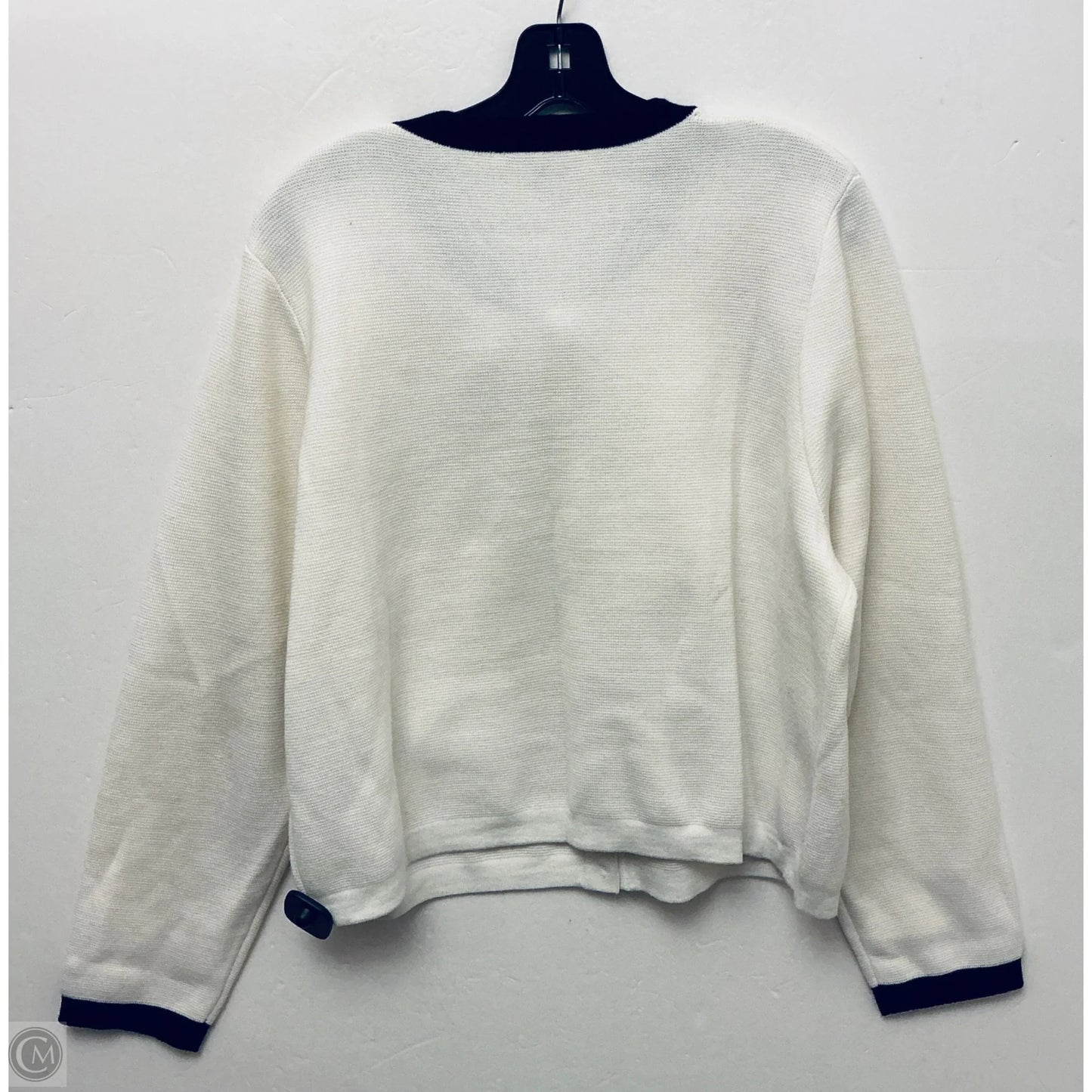 Sweater By Adrianna Papell In Cream, Size: Xl
