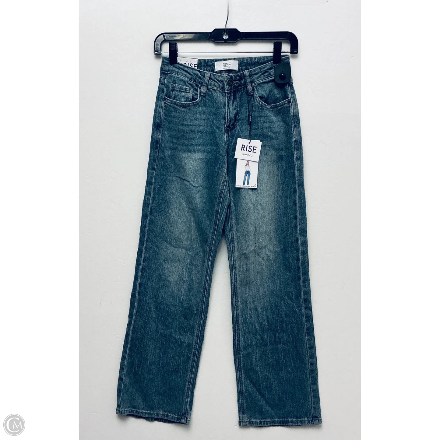 Jeans Wide Leg By Cme In Blue Denim, Size: 0