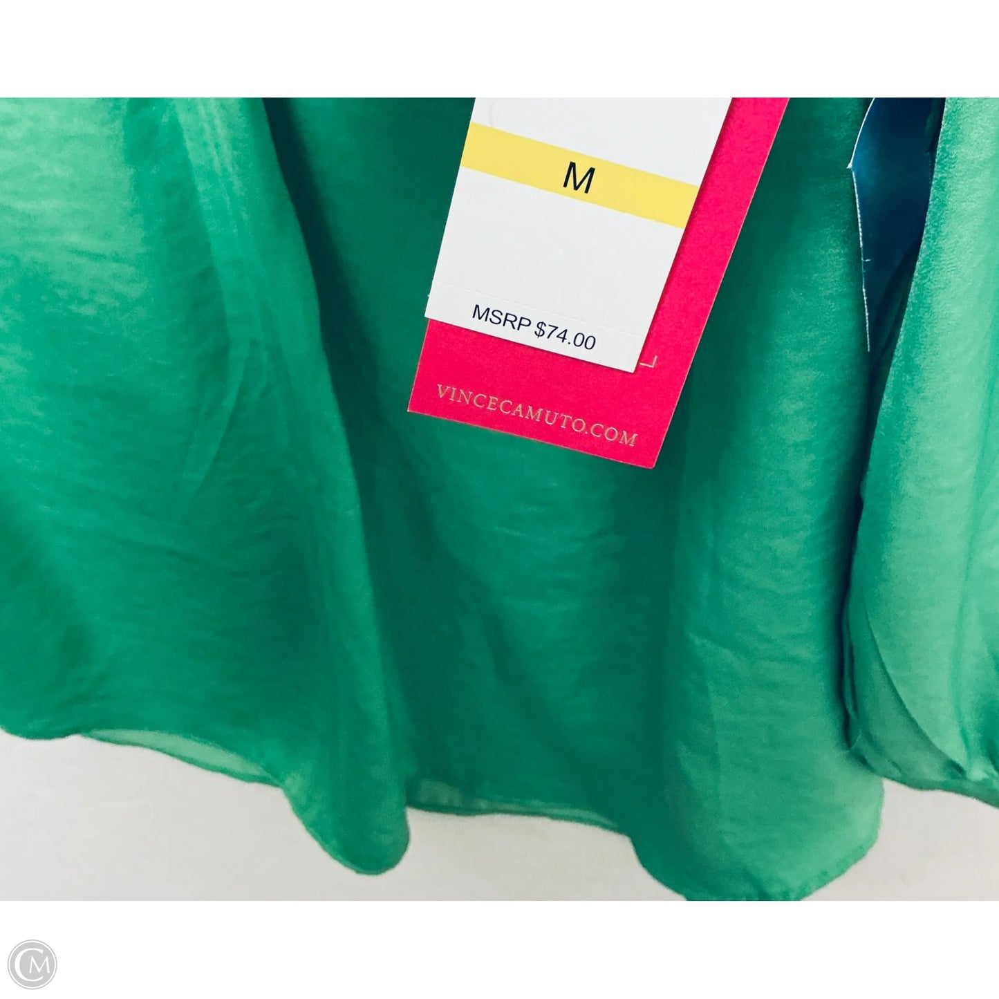 Top Long Sleeve By Vince Camuto In Green, Size: M