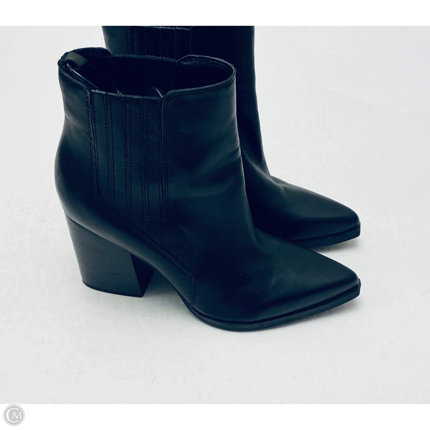Boots Ankle Heels By Marc Fisher In Black, Size: 7