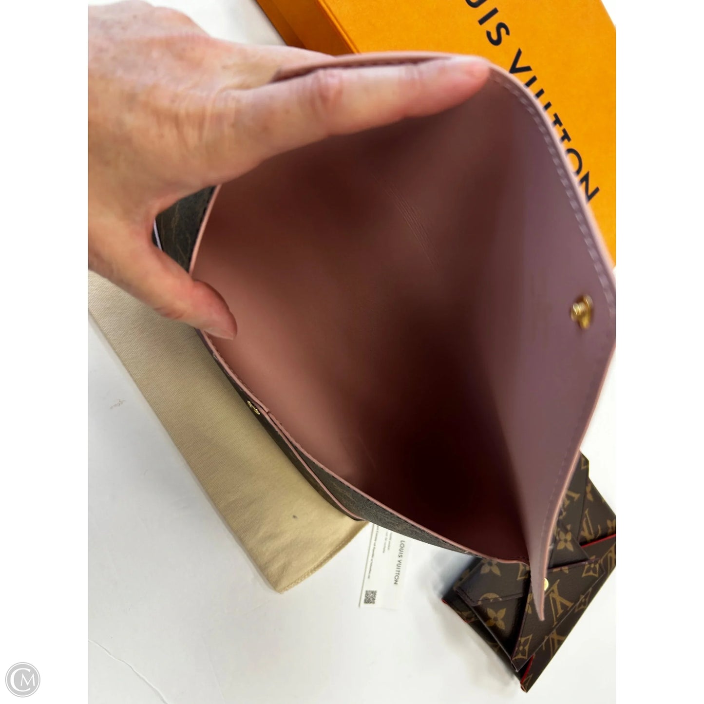 Clutch Luxury Designer By Louis Vuitton