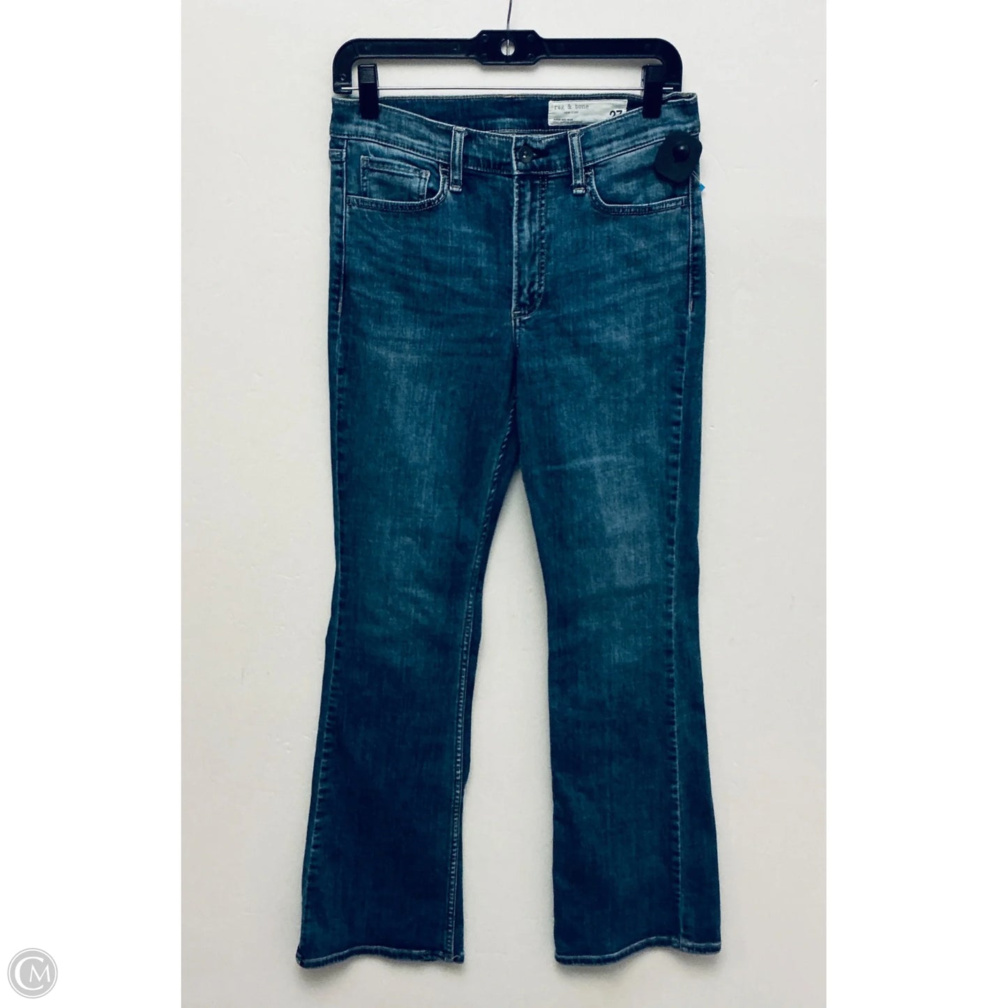 Jeans Boot Cut By Rag And Bone In Blue Denim, Size: 4