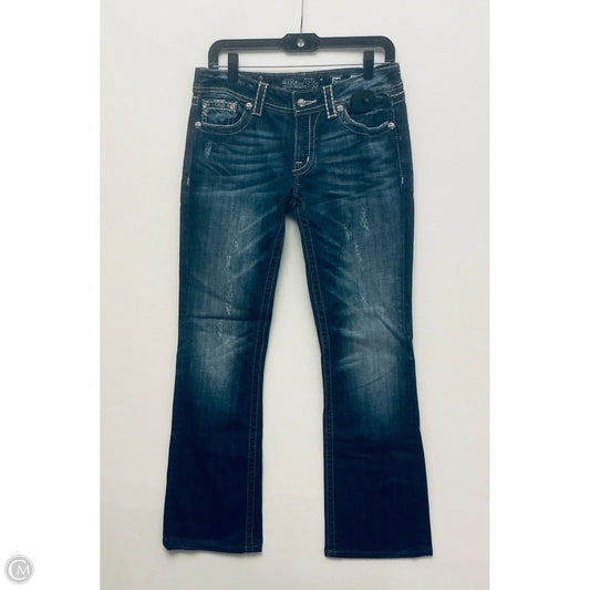 Jeans Boot Cut By Miss Me In Blue Denim, Size: 8