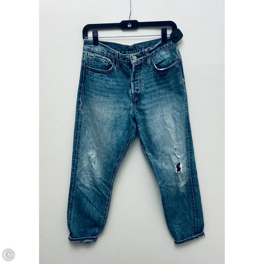 Jeans Straight By Levis In Blue Denim, Size: 6