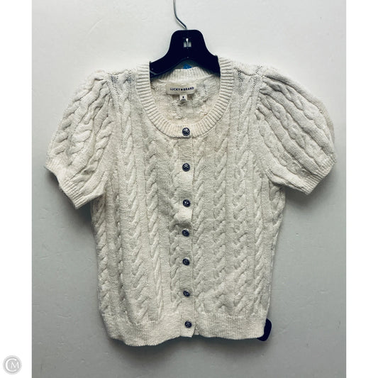 Sweater By Lucky Brand In Cream, Size: M