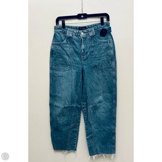 Jeans Boyfriend By Free Assembly In Blue Denim, Size: 4