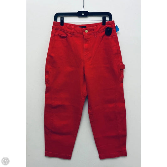 Jeans Boyfriend By Free Assembly In Red, Size: 4