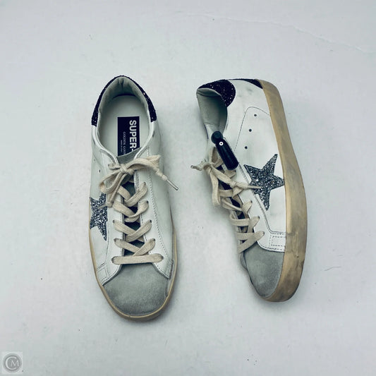 Shoes Luxury Designer By Golden Goose In White, Size: 9