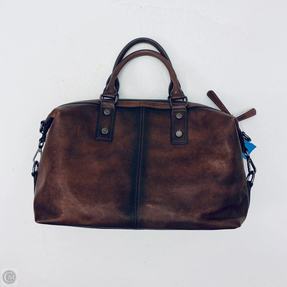 Handbag Leather By Cmb, Size: Large