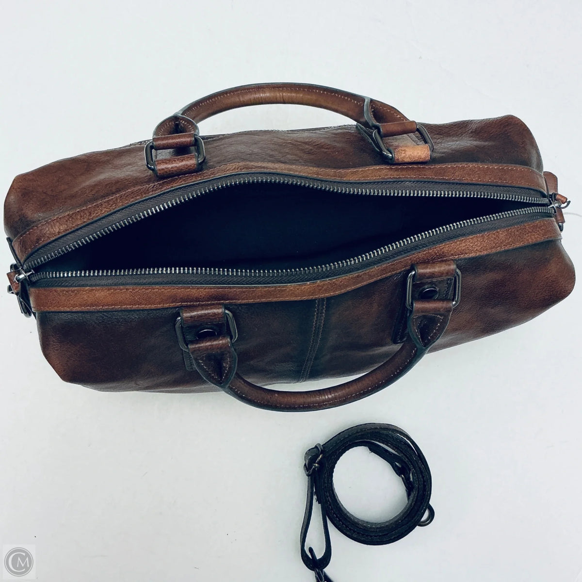 Handbag Leather By Cmb, Size: Large