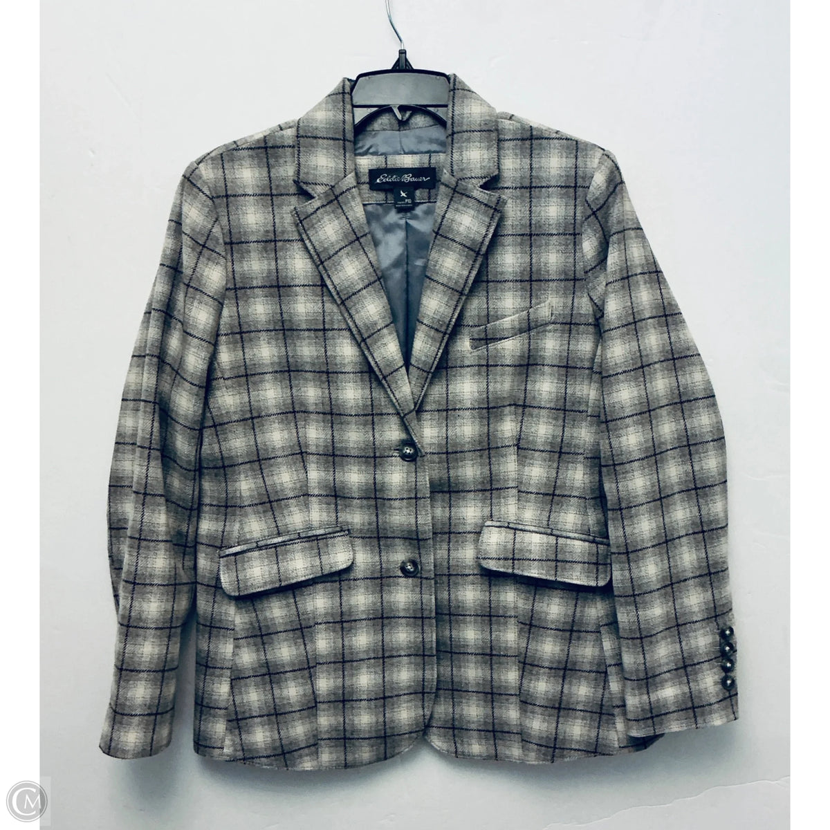 Jacket Other By Eddie Bauer In Grey, Size: M