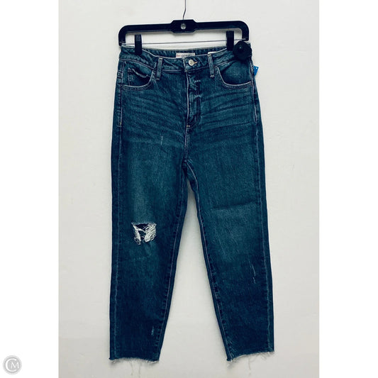 Jeans Boyfriend By Guess In Blue Denim, Size: 4