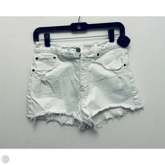 Shorts By Abercrombie And Fitch In White Denim, Size: 4