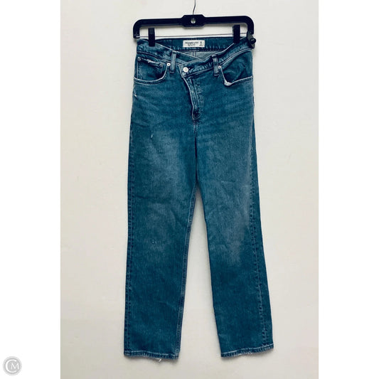 Jeans Boyfriend By Abercrombie And Fitch In Blue Denim, Size: 2