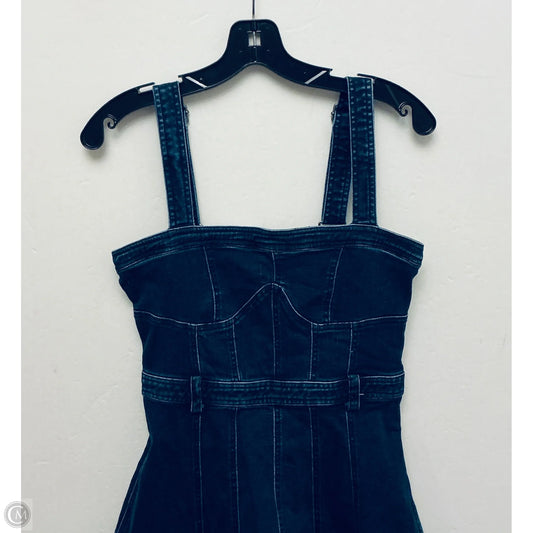 Dress Casual Short By Free People In Blue Denim, Size: S