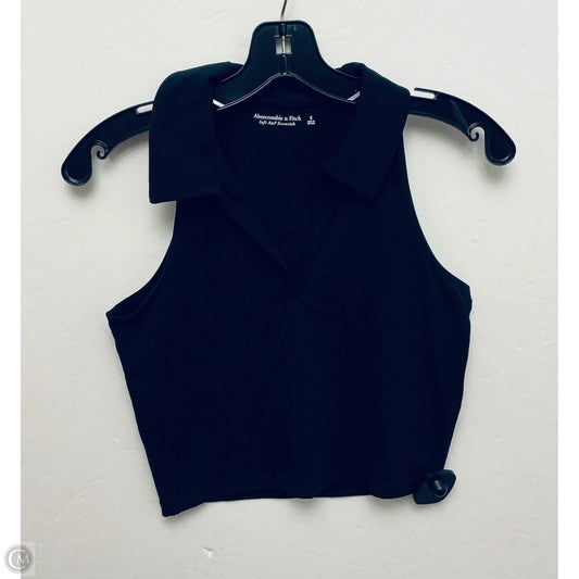 Top Sleeveless By Abercrombie And Fitch In Black, Size: S