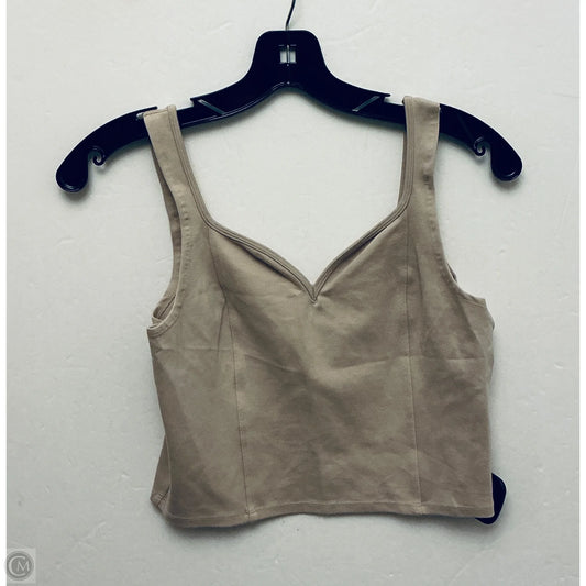 Tank Top By Abercrombie And Fitch In Beige, Size: S