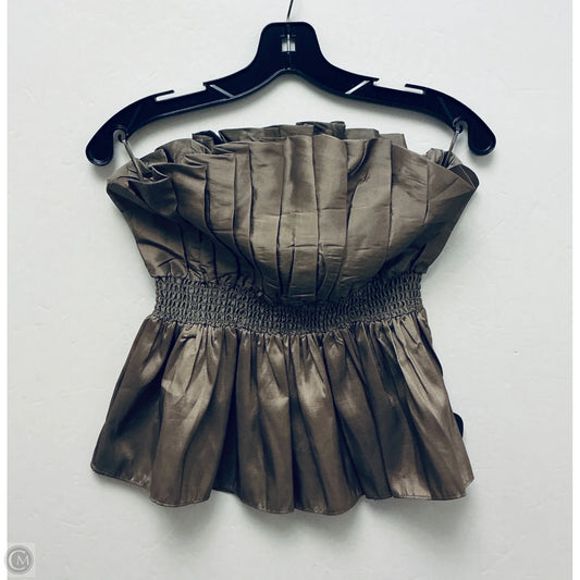 Top Sleeveless By Miou Muse In Green, Size: M