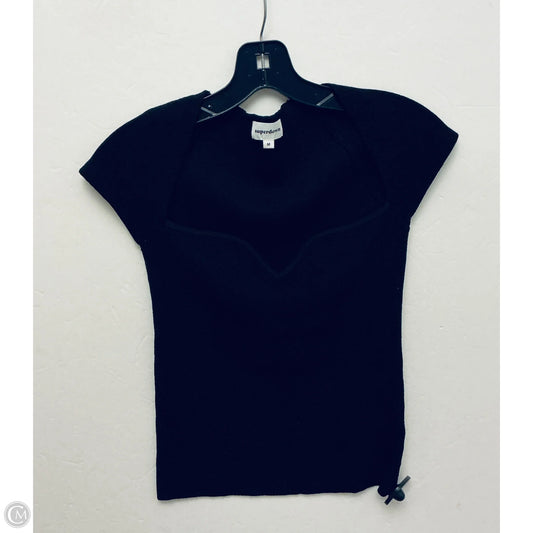 Top Short Sleeve By Superdown In Black, Size: M