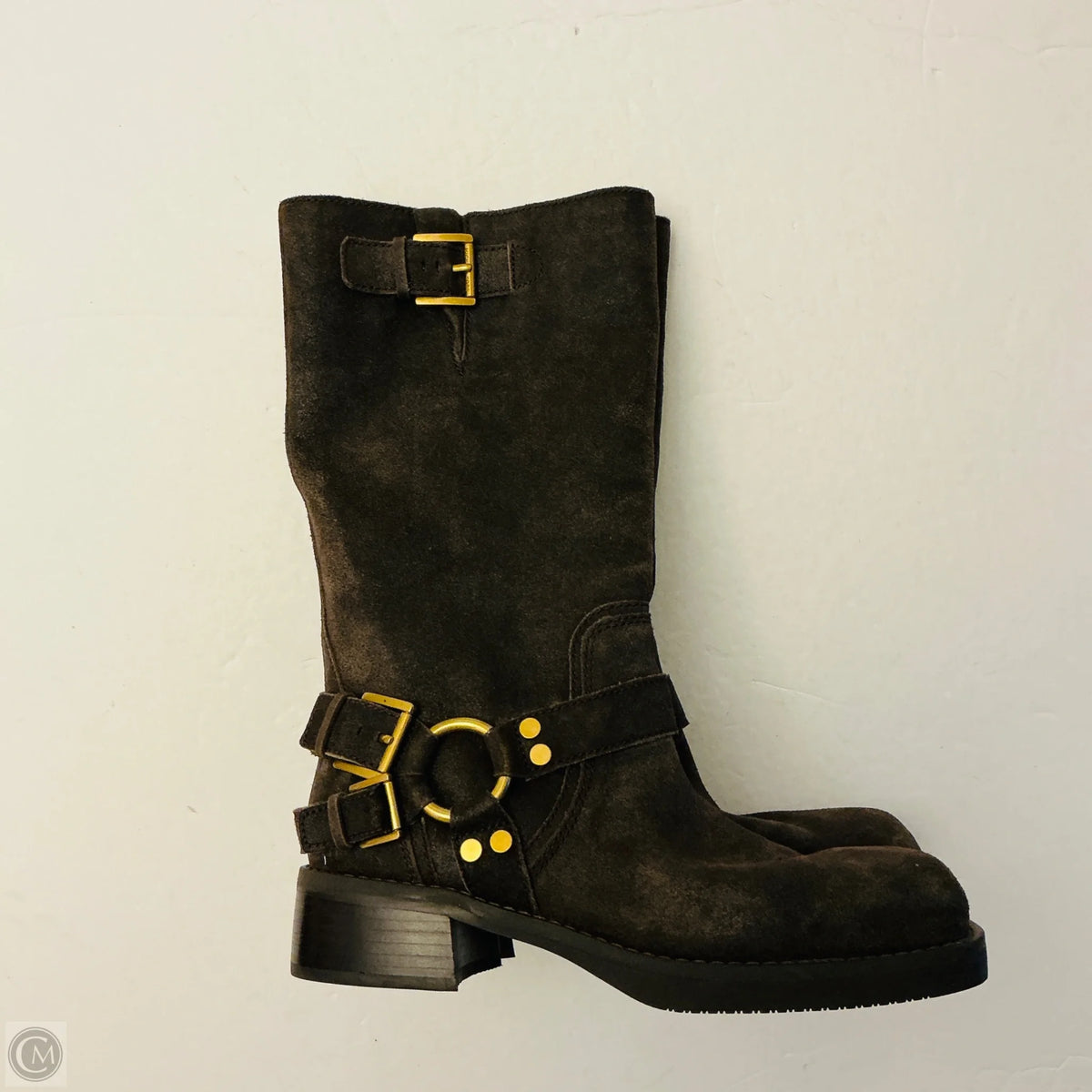 Boots Designer By Michael Kors In Brown, Size: 9